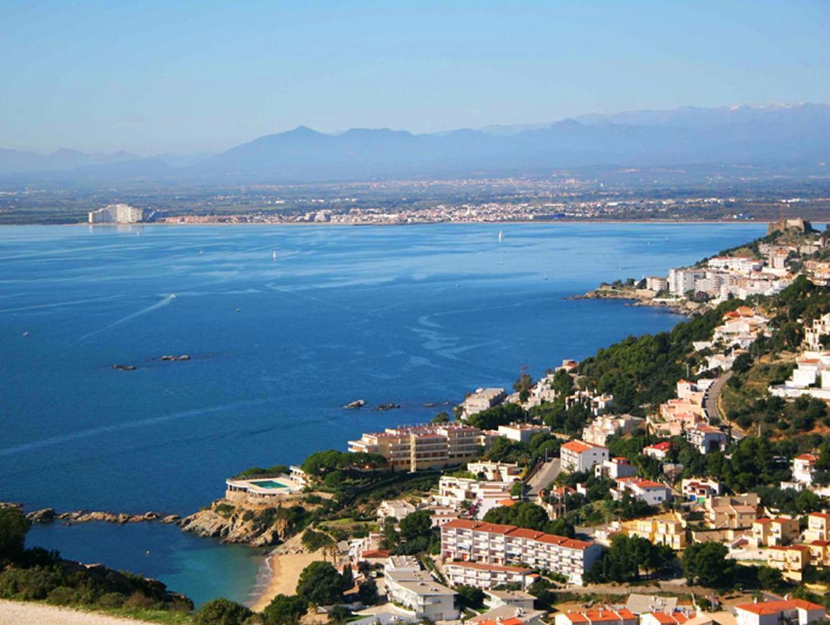 Amazing Seaview Apartment With Terrace & Parking - Casa Artevida Rosas Exterior foto