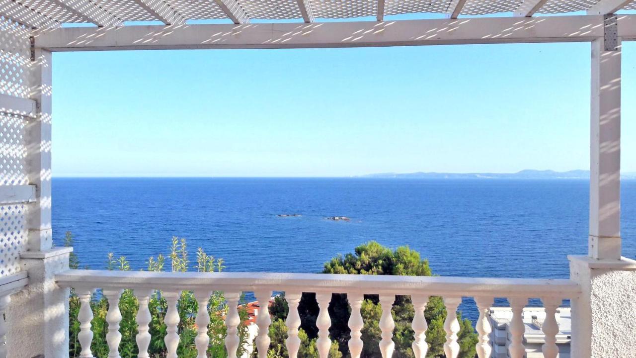Amazing Seaview Apartment With Terrace & Parking - Casa Artevida Rosas Exterior foto