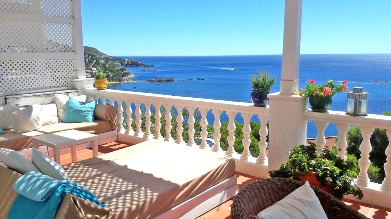 Amazing Seaview Apartment With Terrace & Parking - Casa Artevida Rosas Exterior foto