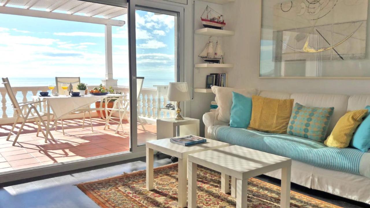 Amazing Seaview Apartment With Terrace & Parking - Casa Artevida Rosas Exterior foto
