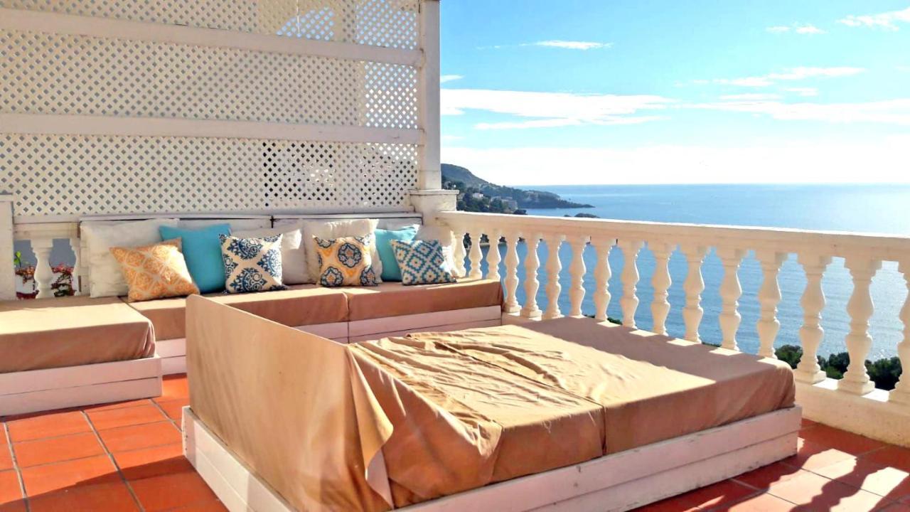 Amazing Seaview Apartment With Terrace & Parking - Casa Artevida Rosas Exterior foto