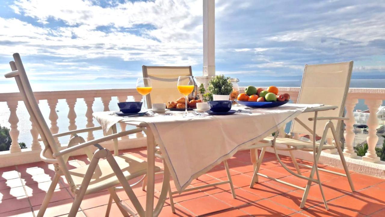 Amazing Seaview Apartment With Terrace & Parking - Casa Artevida Rosas Exterior foto