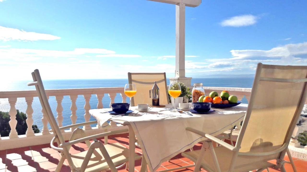 Amazing Seaview Apartment With Terrace & Parking - Casa Artevida Rosas Exterior foto